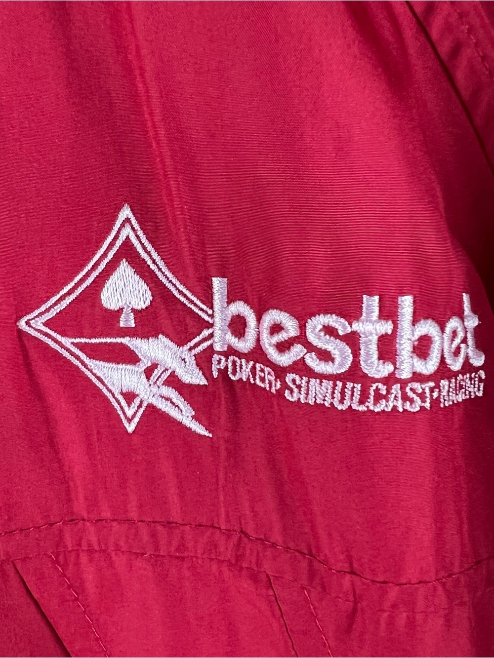 SCOTTeVEST Jacket Mens Medium Red Travel Windbreaker Full Zip Pockets TEC - Picture 8 of 9